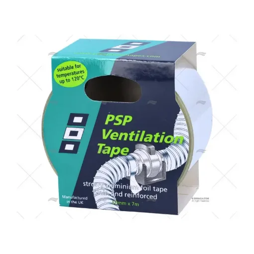 Psp Ventilation Tube Tape, Silver, 50mm X 7m - 574 product image
