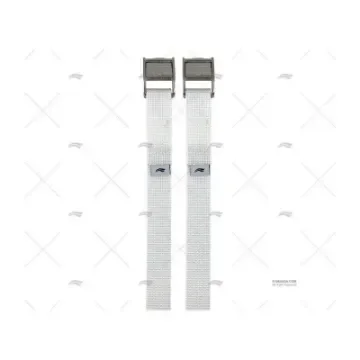 White Ratchet Straps 25mm X 2.5m with Crocodile Buckle - 90250248 product image