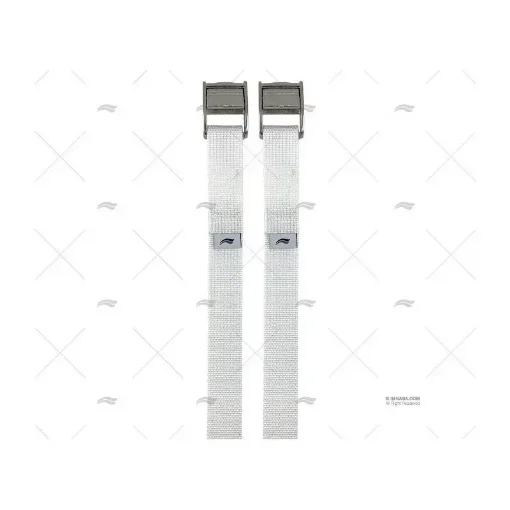 White Ratchet Straps 25mm X 2.5m with Crocodile Buckle - 90250248 product image