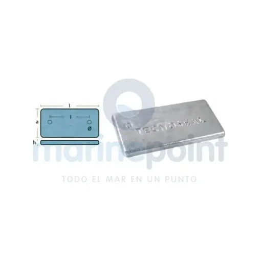 TECNOSEAL Anode Boiler Plate 300 X 150 X 10mm - TEN00250 product image