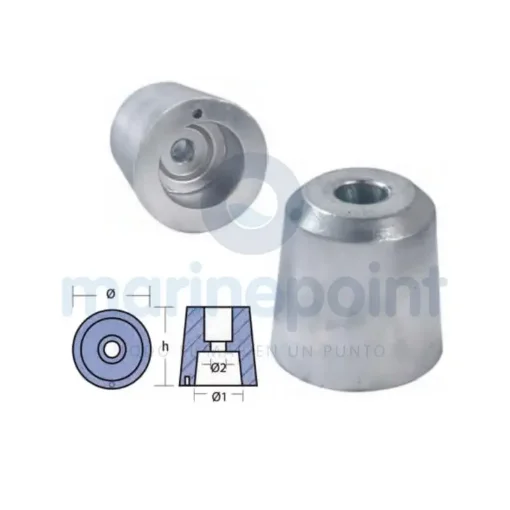 TECNOSEAL Zinc Anode Reggiani Axle 25 - TEN00460 product image