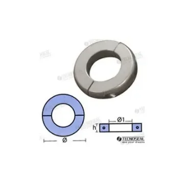 TECNOSEAL Anode Collar Shaft 70mm, Zinc - TEN00567 product image