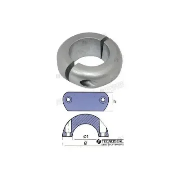 TECNOSEAL Anode Collar Shaft 25mm Zinc - TEN00552 product image