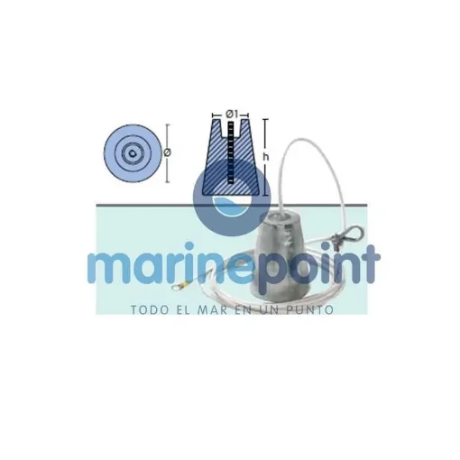 Aluminium Hanging Anode - TEN00631 product image