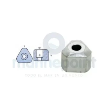 TECNOSEAL Zinc Anode Gori Collar 22-26" - TEN01021 product image