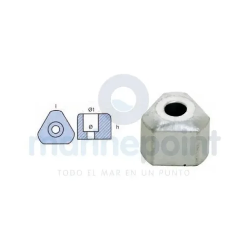 TECNOSEAL Zinc Anode Gori Collar 22-26" - TEN01021 product image