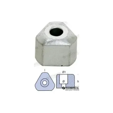 TECNOSEAL - Anodo Gori Zinc Anode 15"-16.5" - TEN01022 product image