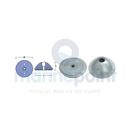 TECNOSEAL Zinc Variprofile Anode for Propellers - TEN01075 product image