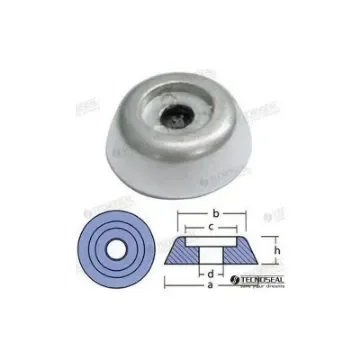 TECNOSEAL - Lewmar Anode 185TT Zinc - TEN01081 product image