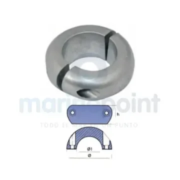 TECNOSEAL Anode Collarin Axle 22mm - TEN00551 product image