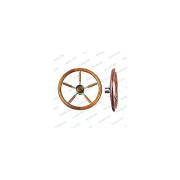 450mm Stainless Steel / Wood Steering Wheel - 71250056 product image