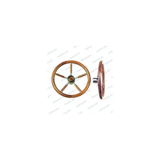 450mm Stainless Steel / Wood Steering Wheel - 71250056 product image