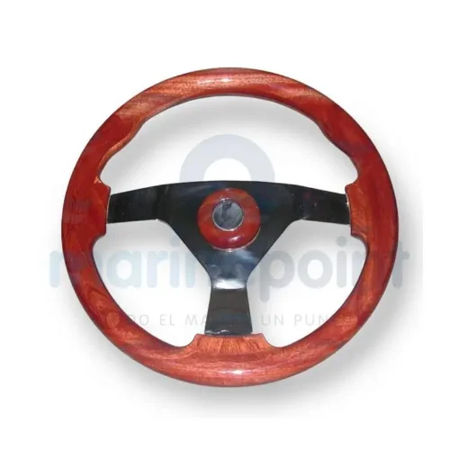 350mm Wooden Sports Steering Wheel - 71250081 product image