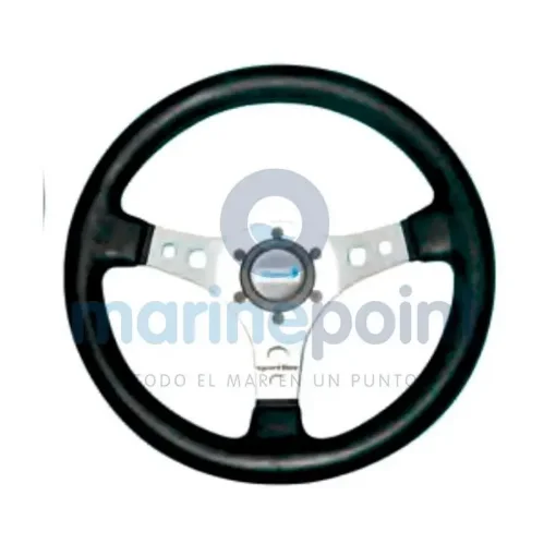 Black Ocean Steering Wheel, Anodised Aluminium - GS41143 product image