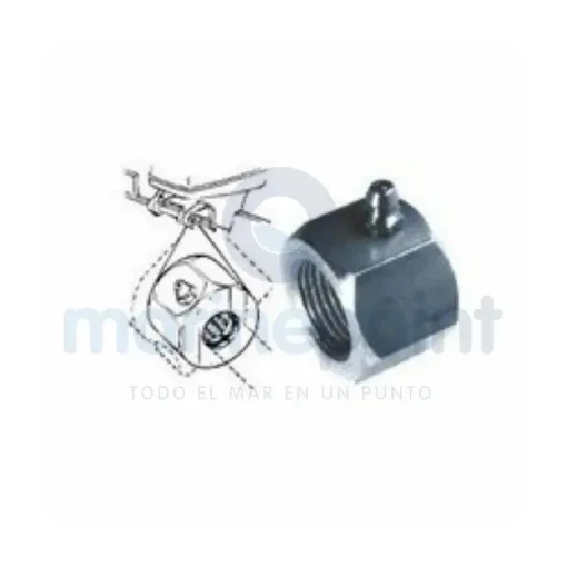 Stainless Steel Outboard Grease Nut - GS41170 product image