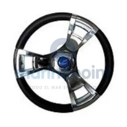 Pretech Beautiful Steering Wheel Chrome/Black - PREMF33581 product image