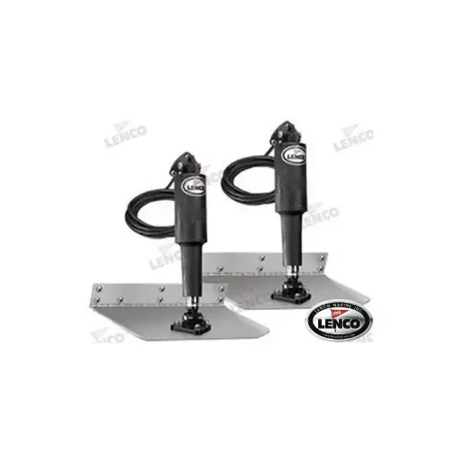 Lenco - Flaps 23X23cm, 12V Kit Without Switch - LEN15000 product image