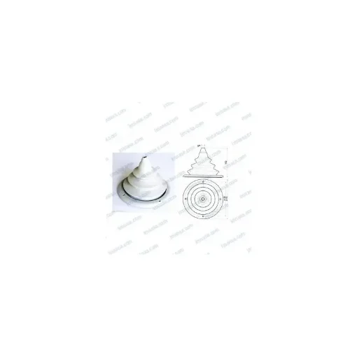 Riviera White Rubber Cable Grommet - 13250051 product image