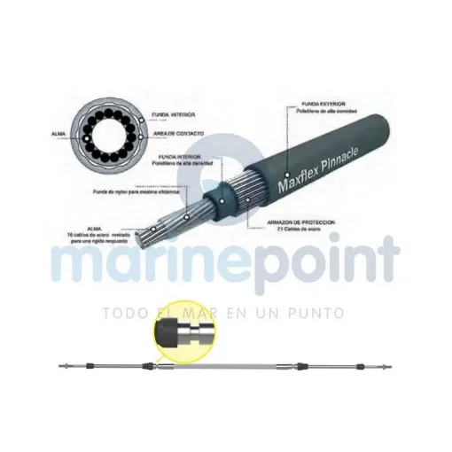 Pretech - 3300 Ss Control Cable, Flexible, 16' - PRE6300S16 product image