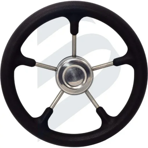 Ø320 Mm Stainless Steel-Polyurethane Steering Wheel - 180204 product image