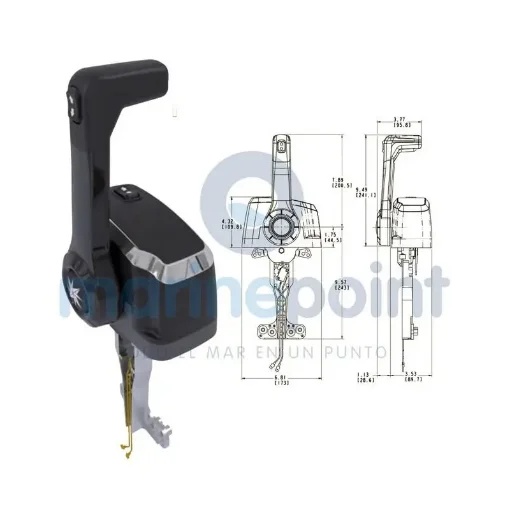 SeaStar-Dometic - Teleflex Control, Black Console - TXCHX8652P product image