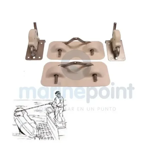 White PVC Pneumatic Supports - GS73126 product image