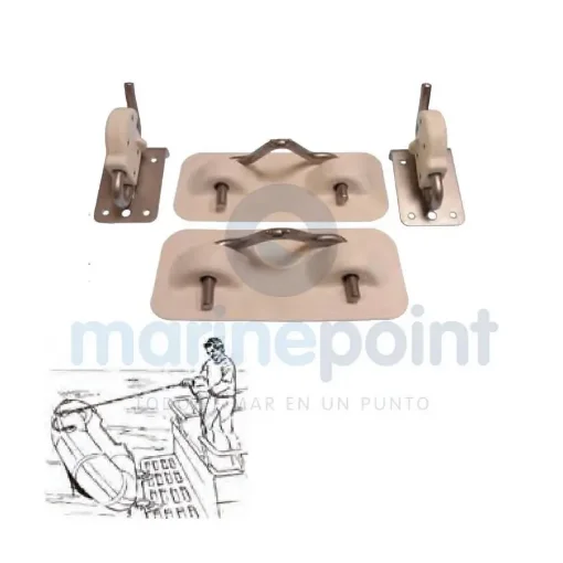 Grey Neoprene Air Supports - GS73125 product image