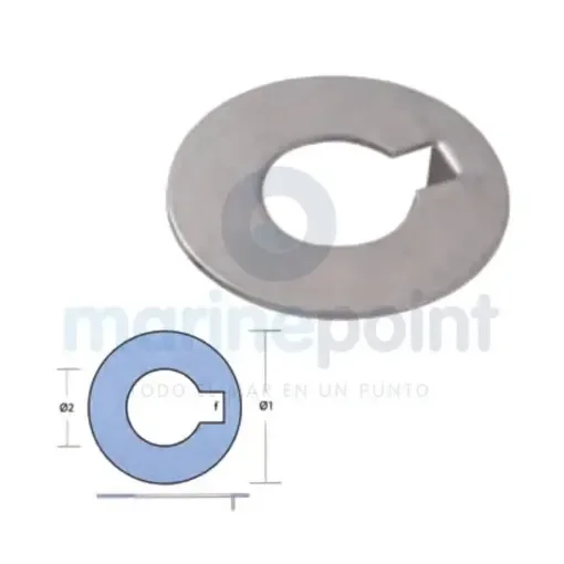 Safe Stainless Steel Washer Axle 1000mm - TEN00419R product image