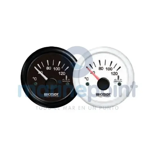 Water Temperature Gauge, White, 40-120ºC - RECKY14304 product image