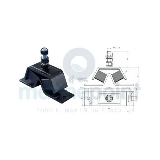 Silemblock V Yanmar 124772-08341 - GS38108 product image