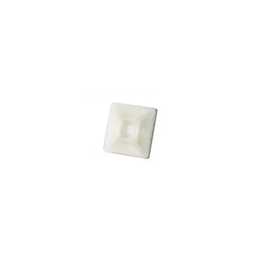 Mikalor - White Adhesive Base for 3.6 Mm Nylon Cable Ties - 03002016B product image