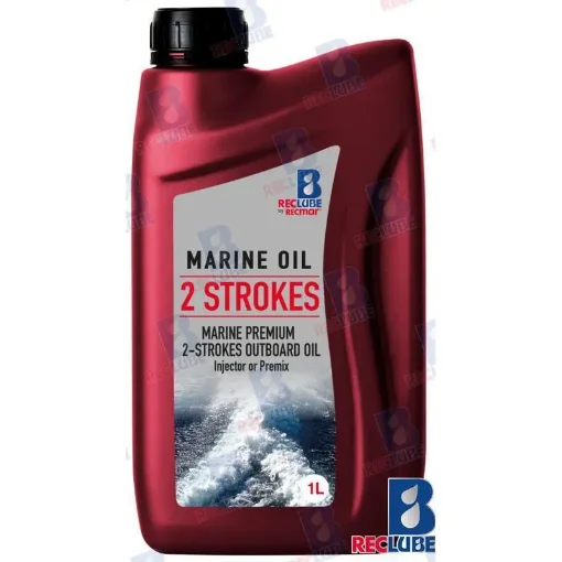 RecLube - Nmma TC-W3 2-Stroke Marine Oil 1L with Nozzle - REC2TU6 product image