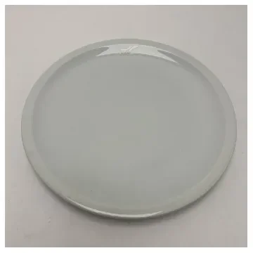 CRN Durable Marine Porcelain Dinner Plate with Chrome Rim - 24 cm, Waterproof and Dishwasher Safe product image