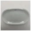 <div>Oval Ceramic Tray 35 cm with Chrome Finish and CRN Logo – Durable Marine Serving Tray for Boats and Yachts</div> product image
