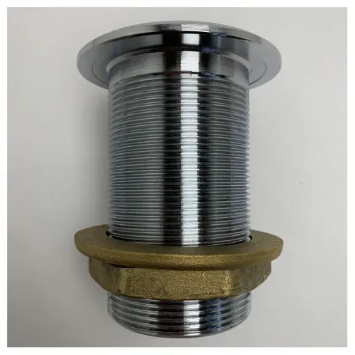 2 Inch Chrome Plated Brass Marine Drain Fitting - Durable Corrosion Resistant Sea Water Drain product image