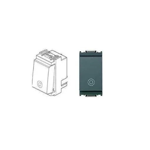 Vimar 16080 IDEA 1P NO 10A push general symbol grey - 16080 product image