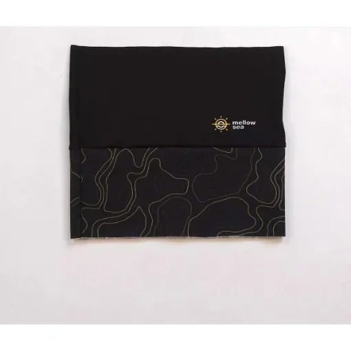 ANFIBI - Water-Repellent Black/Yellow Fleece Neck Warmer product image