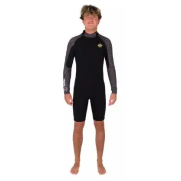 ANFIBI - Mellowsea Men's 4/3 Mm Long Sleeve Double Zip Shorty Wetsuit product image