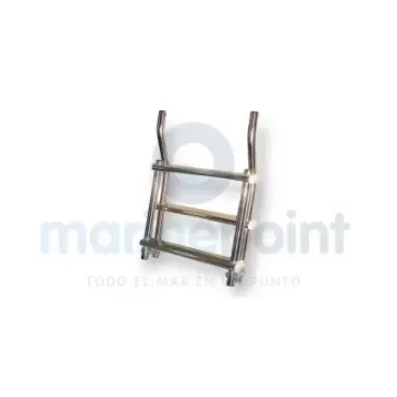 Foldable Stainless Steel Ladder 3 Steps - 40250846 product image