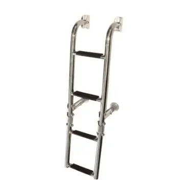 Foldable Stainless Steel Ladder with 2+2 Steps - 70089 product image