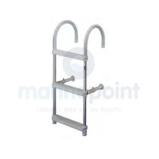 Anodized Aluminium Ladder, 3 Steps, Non-Slip Arms - GS73003 product image