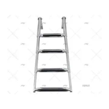 4-Step Telescopic Ladder with Double Reinforced Stainless Steel Tubes - 40251096 product image