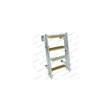 Foldable Stainless Steel Ladder, 4 Steps - 40250879 product image