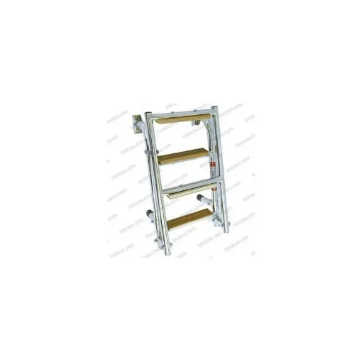 Foldable Stainless Steel Ladder, 4 Steps - 40250879 product image