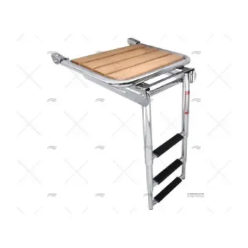 Bath Platform Stainless Steel with Teak and Ladder - 20250278 product image
