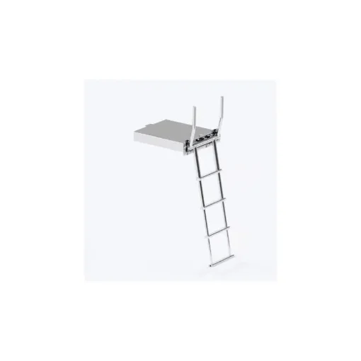 Nautinox Recessed Stainless Steel Ladder 4 Steps - 2375N product image