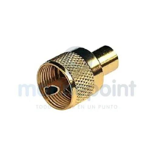 Glomex - Gold-Plated Male PL259 Connector for RG58 Cable - GLORA132GOLD product image