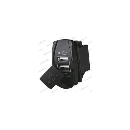 Carling Technologies 3.1A USB Socket with Voltmeter - 40250062 product image