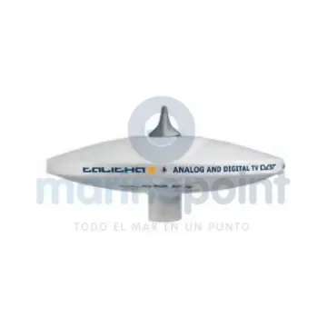 Glomex - Talitha TV Antenna, Black, 12-24V, 20 dB - GLOV9125AGCBK product image