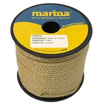 Marina Performance Ropes Venice Hemp Rope 3mm 25m - 1690/25-03 product image